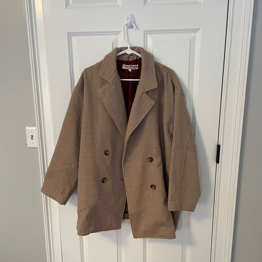 Oversized Free People Pea Coat